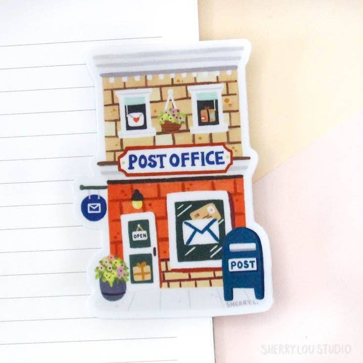 Sherry Lou Studio - Vinyl Sticker - Post Office
