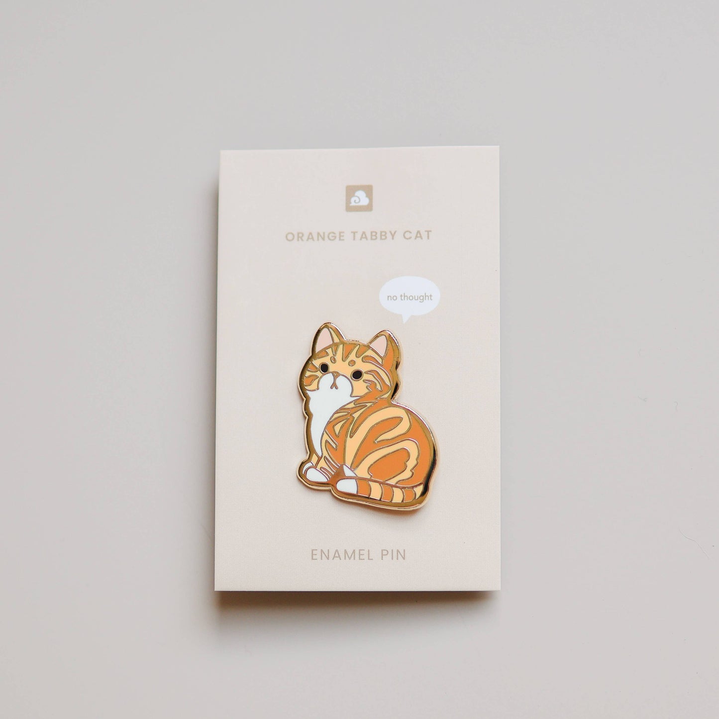 Thousand Skies - Enamel Pin - Orange Tabby Cat