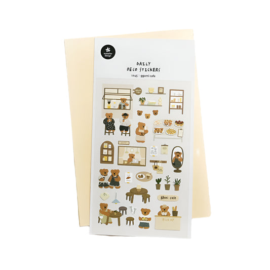 Suatelier Daily Deco Stickers - No.1145 | GGumi Cafe