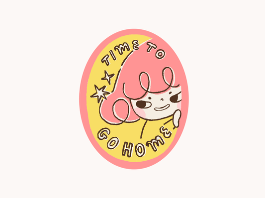 Lovesoup Sticker - Time To Go Home