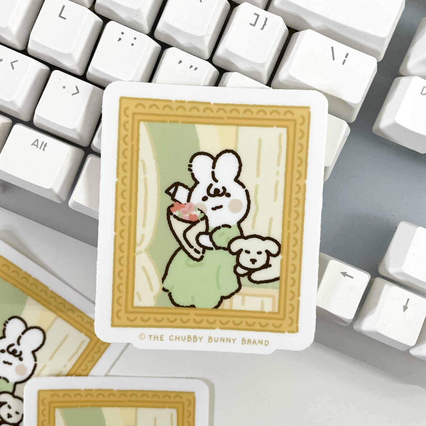 The Chubby Bunny Brand - The Love Letter Vinyl Sticker