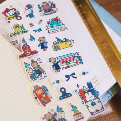 Thousand Skies - Sticker Sheet (Washi) - Journal and Craft Party