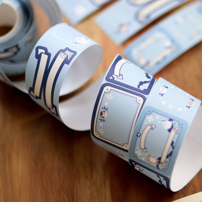 Thousand Skies - Kiss Cut Paper Roll Labels - Sparkles and Clouds