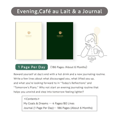 DAIGO - Teatime Journal – Evening, Café Au Lait & A Journal