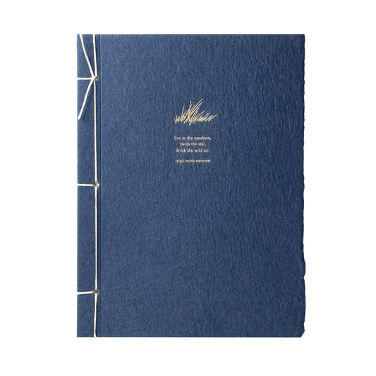 Oblation Papers & Press - Handmade Paper Journal - Ralph Waldo Emerson