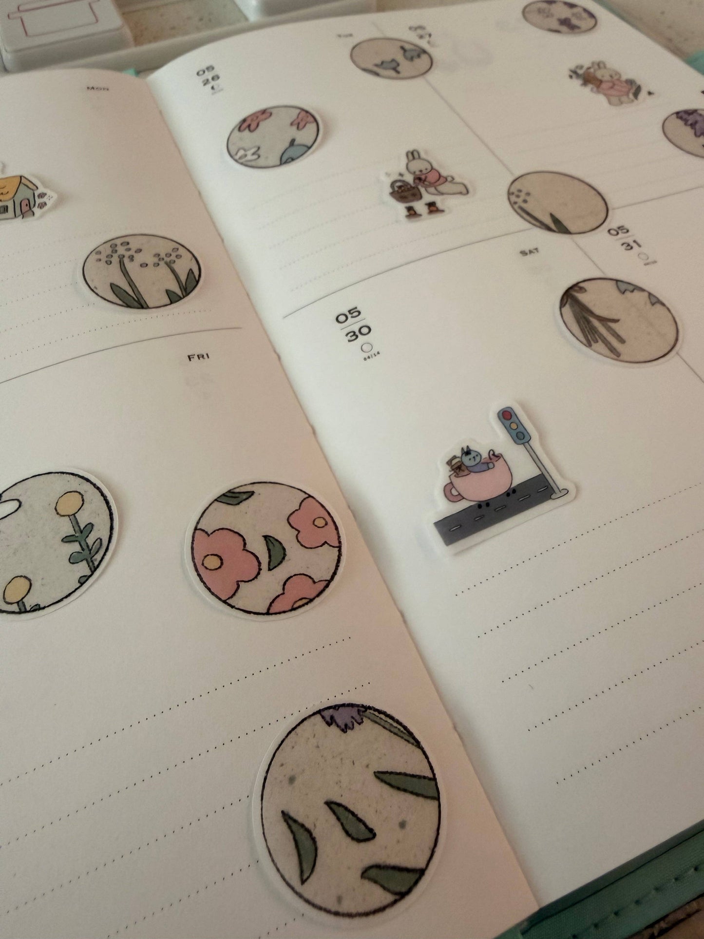 dana ate oatmeal! - Gardening Washi Flake Stickers