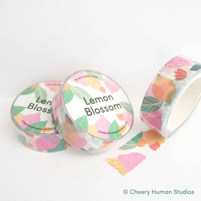 Cheery Human Studios - Lemon Blossom Washi Tape
