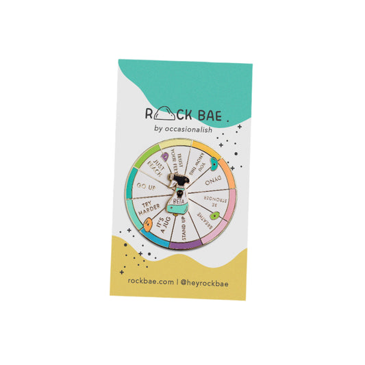 Occasionalish - Beta Wheel Enamel Pin