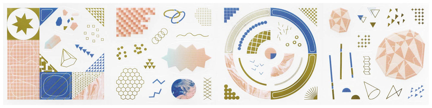 King Jim Coffret Roll Stickers - Apricot Orange