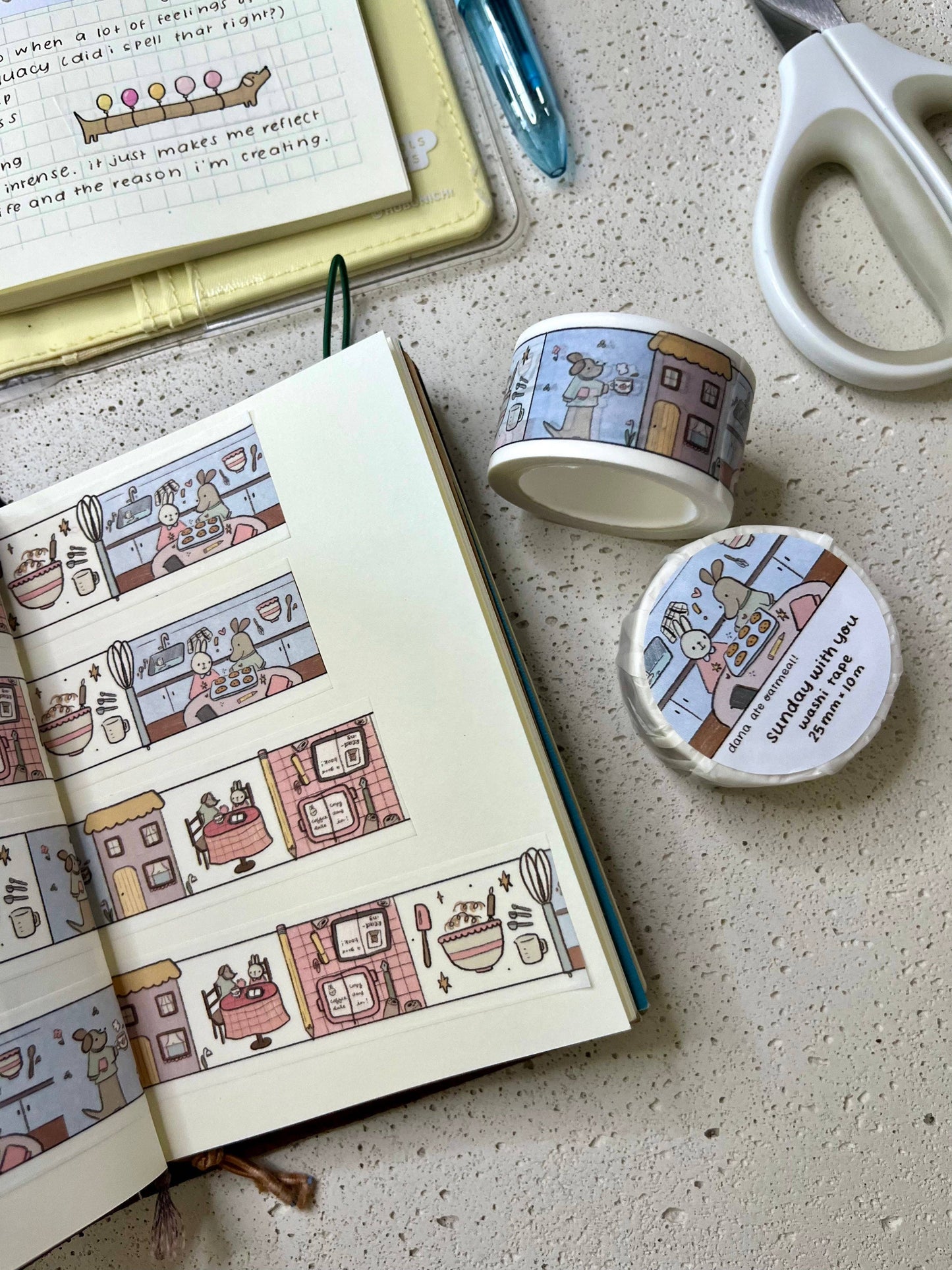 dana ate oatmeal! - Sunday with You Washi Tape