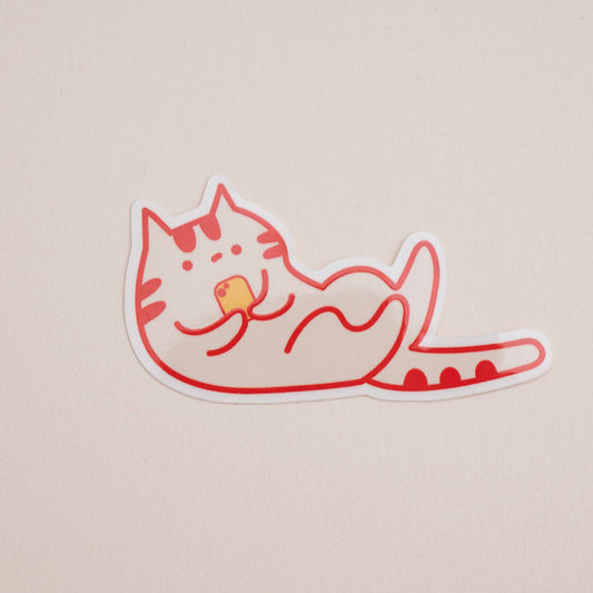 Kayan Pepper Co. - Vinyl Sticker - Doom Scrolling Cat