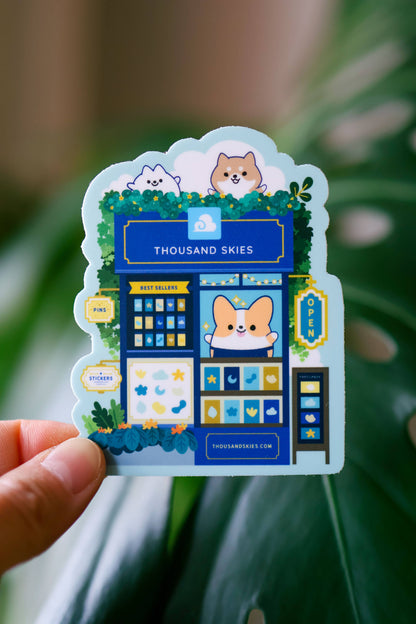 Thousand Skies - Little Kiosk Vinyl Sticker