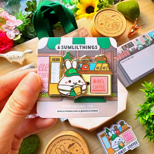 SumLilThings - Enamel Pin - Lil's Coffee Shop
