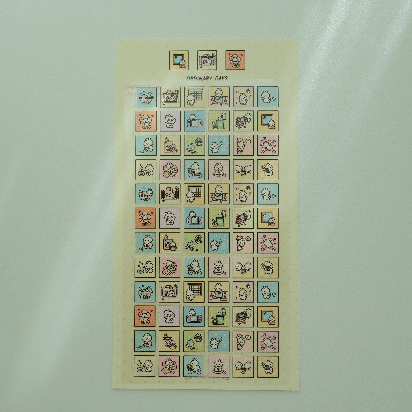 2jingis2jing - Ordinary Days Sticker Sheet