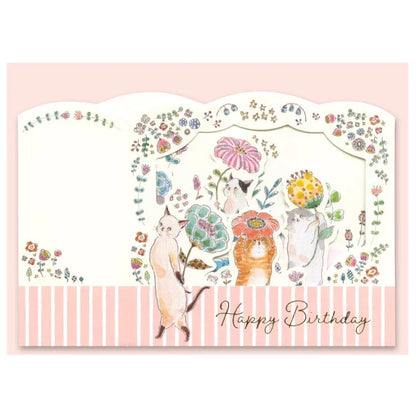 Tocorocomugi Greeting Card - 3D Flower