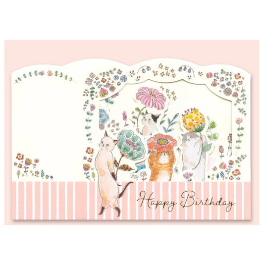 Tocorocomugi Greeting Card - 3D Flower