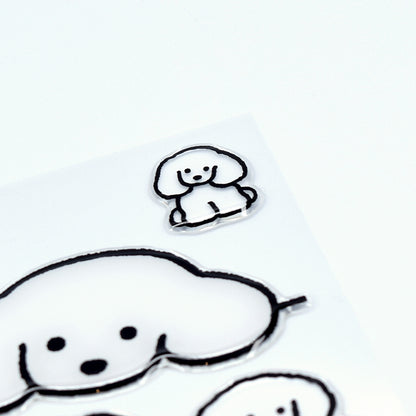 Natsumi Teraoka - 3D Stickers - Puffy Dog