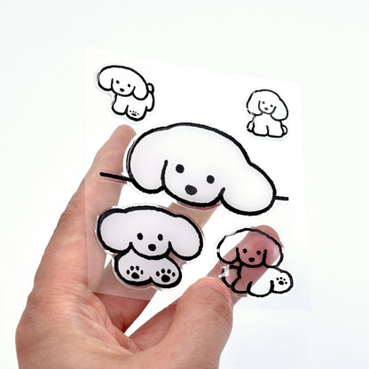 Natsumi Teraoka - 3D Stickers - Puffy Dog