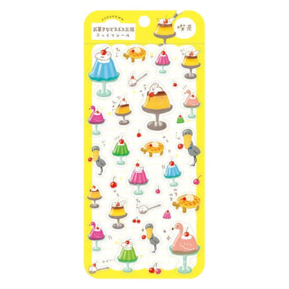Furukawashiko 3D Sticker Sheet - Sweets Animal Workshop Vol. 3 - Crepe