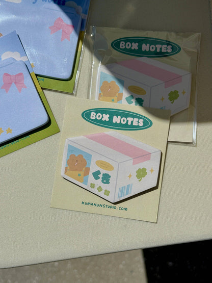 Kumakun Studio - Box Sticky Note
