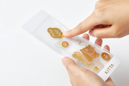 KITTA Washi Tape - Gold Foil - Humming