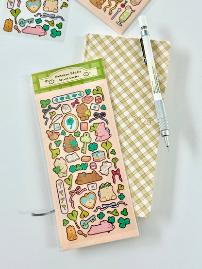 Kumakun Studio - Secret Garden Sticker Sheet