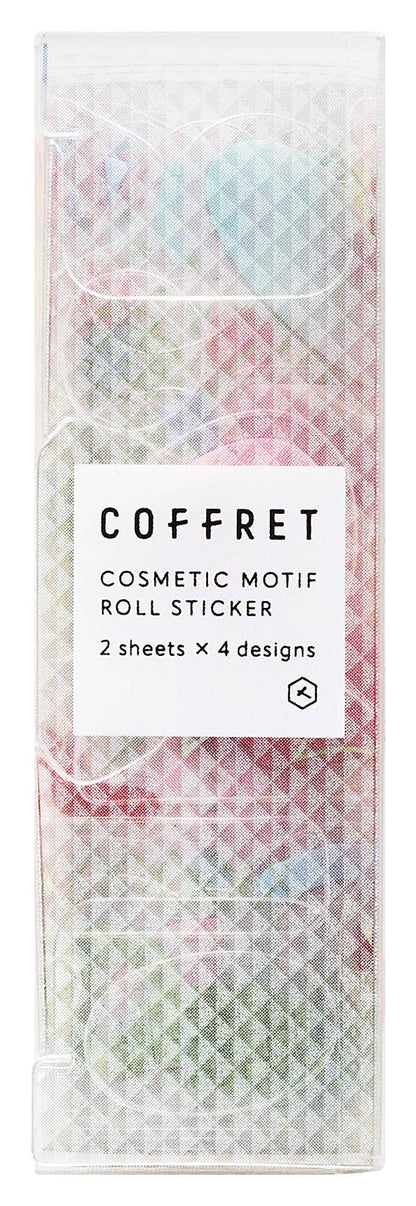 King Jim Coffret Roll Stickers - Lilac Pink