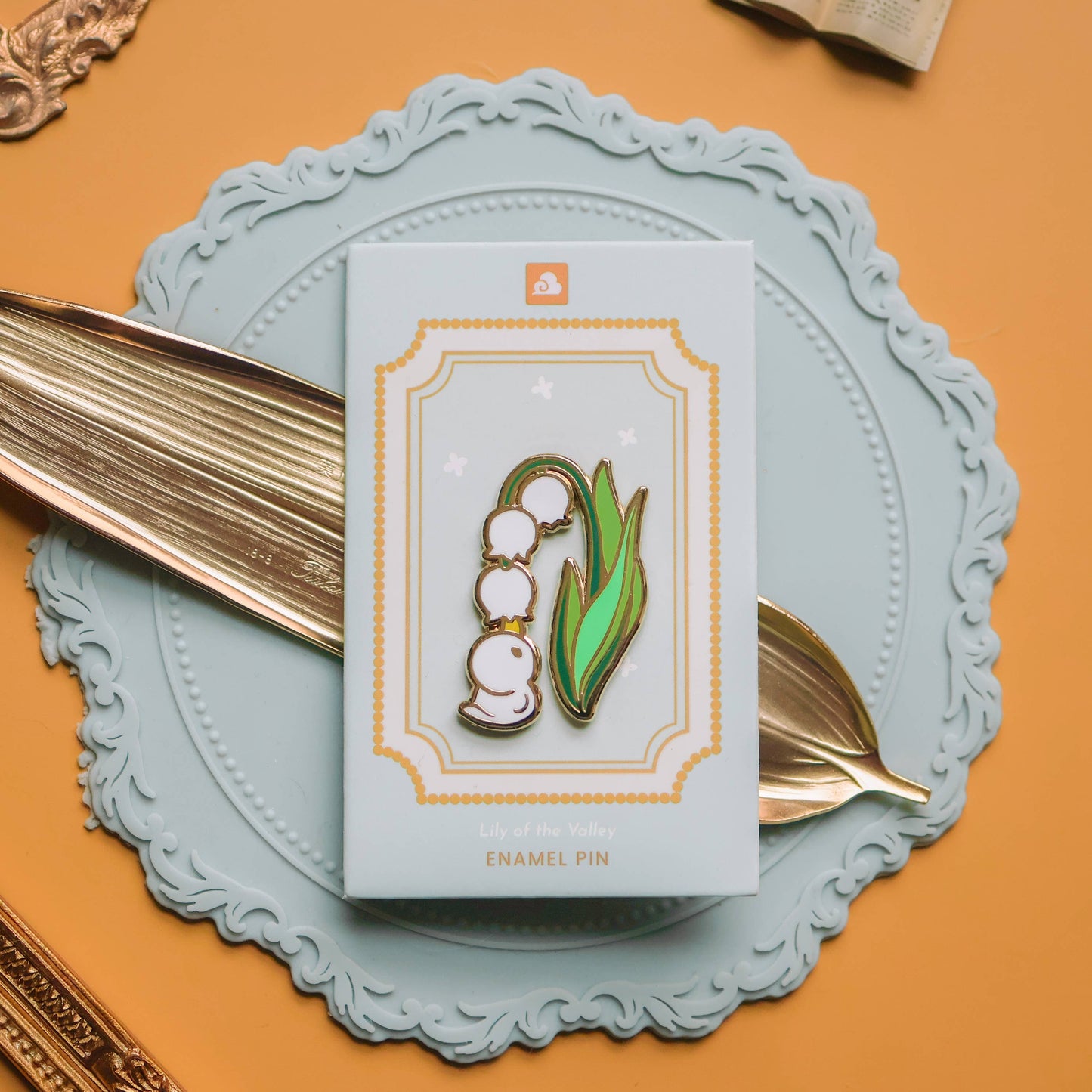 Thousand Skies - Enamel Pin - Lily of the Valley Duckie