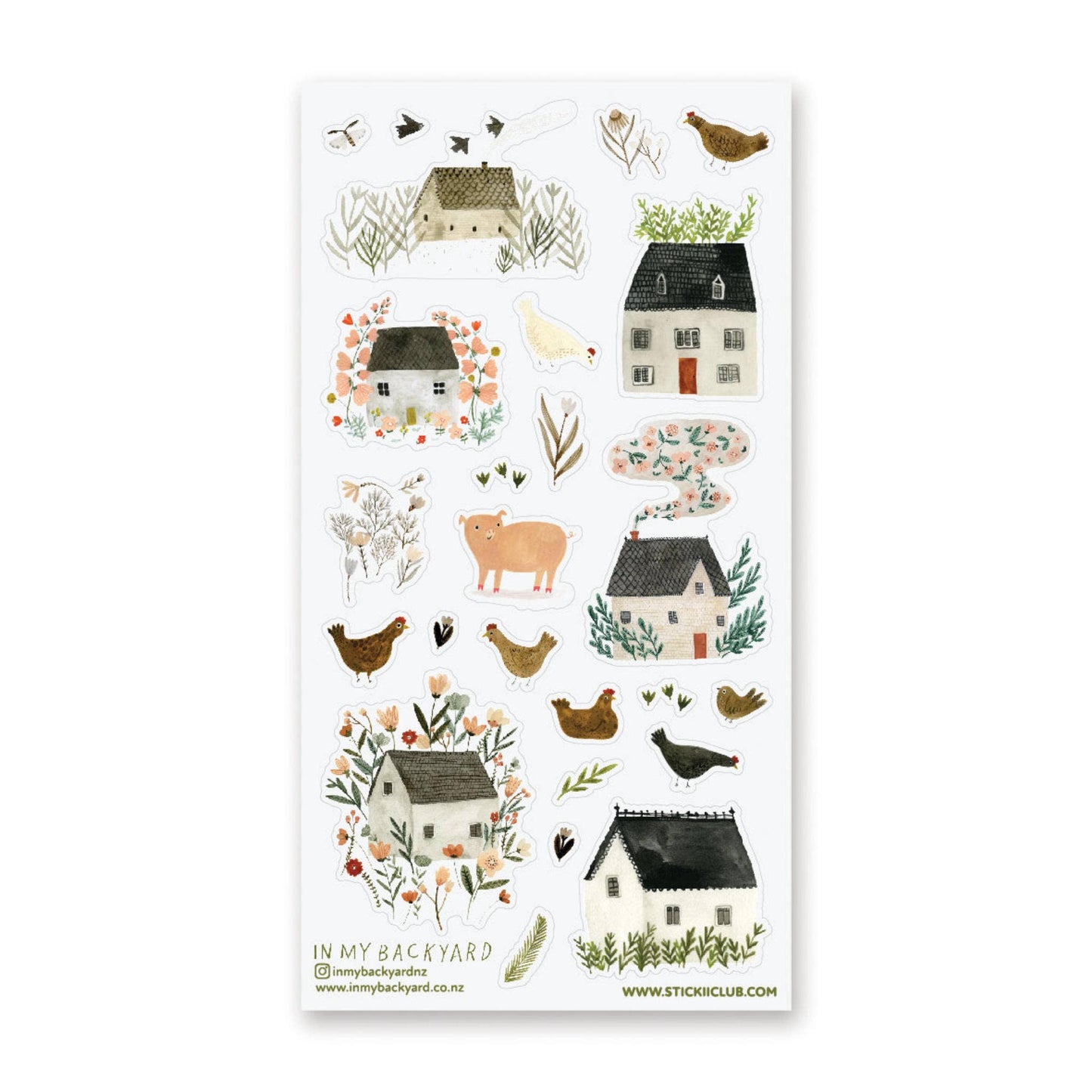 STICKII - Sticker Sheet - Little Farmhouse