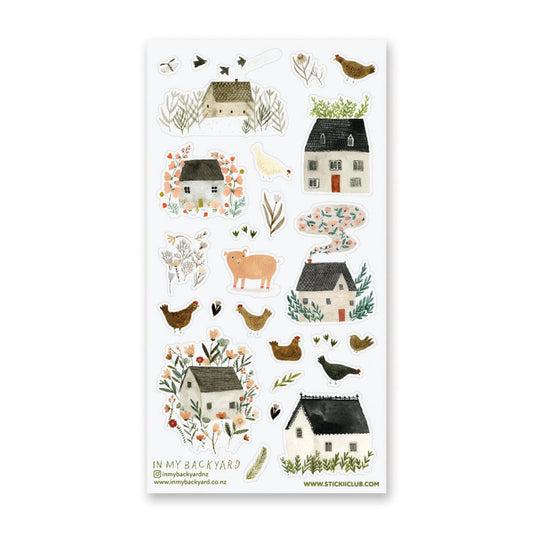 STICKII - Sticker Sheet - Little Farmhouse