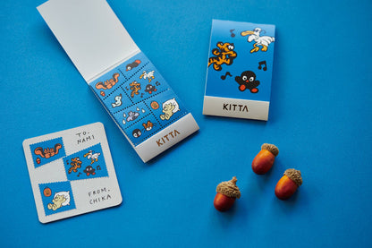 KITTA Washi Tape - Postage Stamp Friends