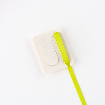 Hobonichi Embroidered Bookmark -  Yumi Kitagishi: White Cat