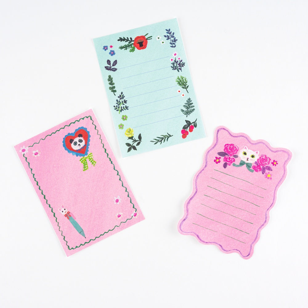 Hobonichi Mini Letter Set - Yumi Kitagishi: White Cat
