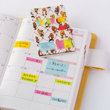 Hobonichi Translucent Sticky Notes - 100%ORANGE: Taking a Break