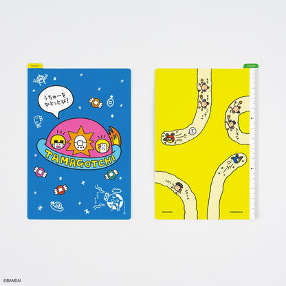 Hobonichi A6 Pencil Board - Tamagotchi: Blast Off to Outer Space!