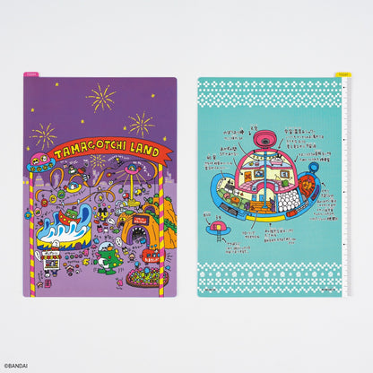 Hobonichi A5 Pencil Board - Tamagotchi: Tamagotchi Land
