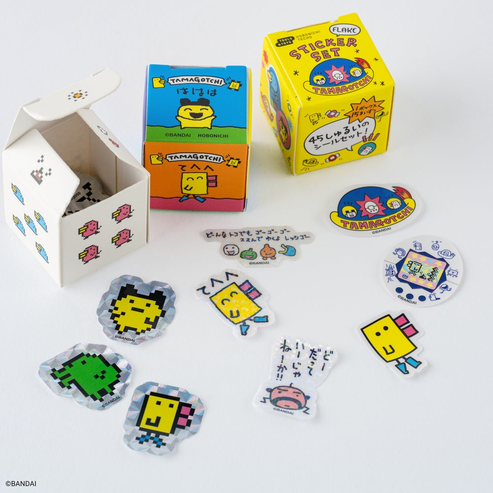 Hobonichi - Tamagotchi: Flake Stickers - Set of 3