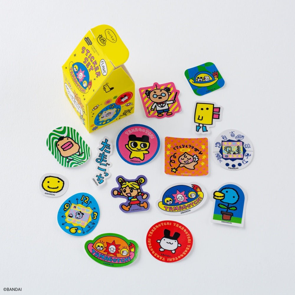 Hobonichi - Tamagotchi: Flake Stickers - Set of 3