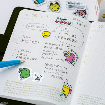 Hobonichi - Tamagotchi: Flake Stickers - Set of 3