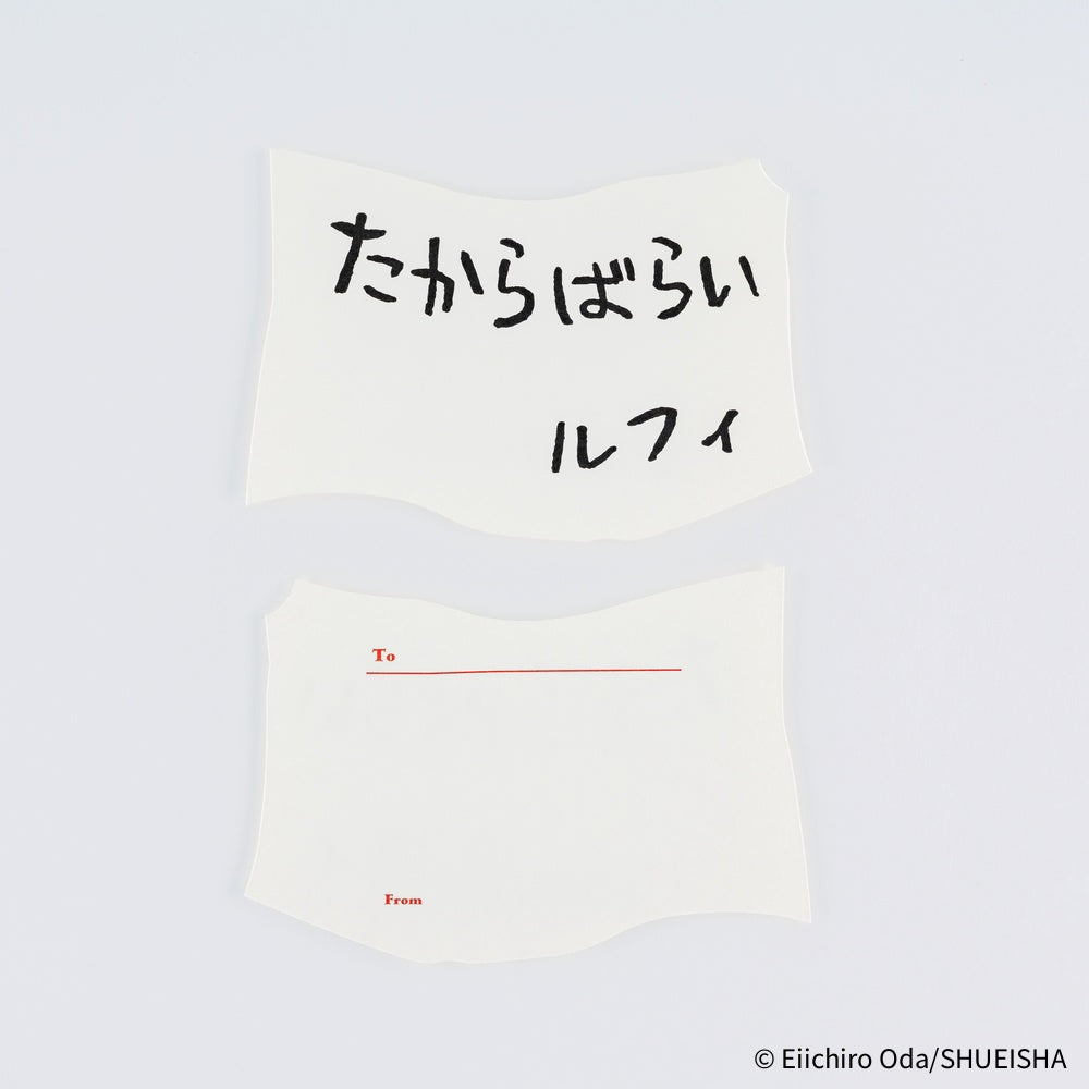 Hobonichi - ONE PIECE Magazine: Vivre Card & Treasure Tab Letterpress Printed Card