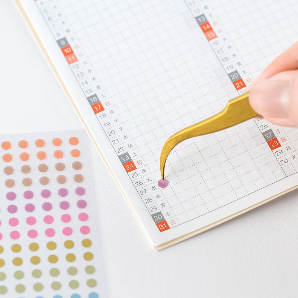 Hobonichi - TSUKI no IRO: Transparent Dot Stickers
