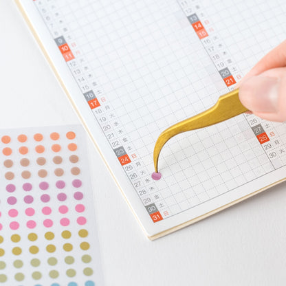 Hobonichi - TSUKI no IRO: Transparent Dot Stickers