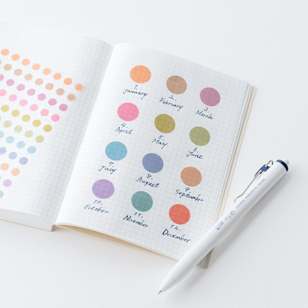 Hobonichi - TSUKI no IRO: Transparent Dot Stickers