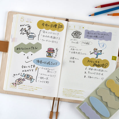 Hobonichi - TSUKI no IRO: Sticky Notes