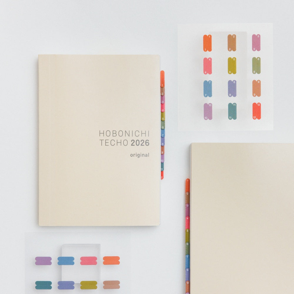 Hobonichi - TSUKI no IRO: Index Stickers