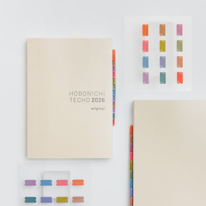 Hobonichi - TSUKI no IRO: Index Stickers