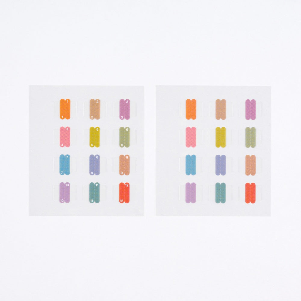 Hobonichi - TSUKI no IRO: Index Stickers