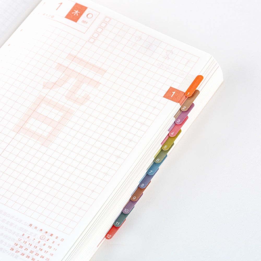 Hobonichi - TSUKI no IRO: Index Stickers