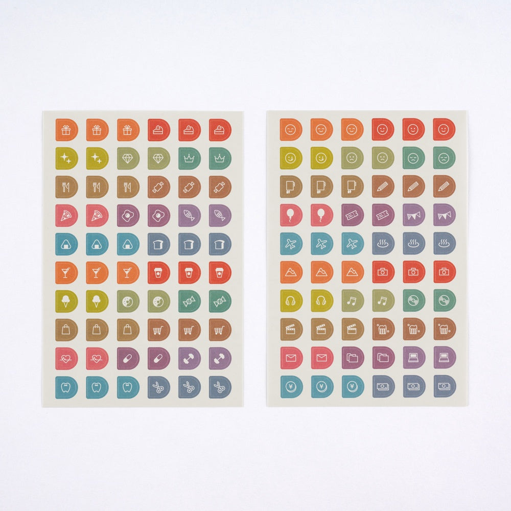 Hobonichi - TSUKI no IRO: Sticker Set - Schedule
