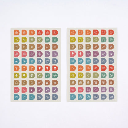 Hobonichi - TSUKI no IRO: Sticker Set - Schedule